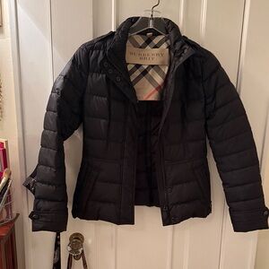 Burberry Brit Black Dalesbury Down Signature jacket